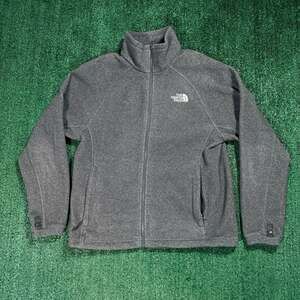 The North Face Mens Gray Full Zip-Up Mid-Weight Fleece Jacket Small